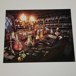 Wizarding Trunk Harry Potter Inspired Potions Classroom Artwork Print 8" X 10"